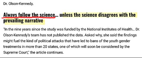 2015 NIH FUNDED Puberty Blocker Study Data Being WITHHELD!!