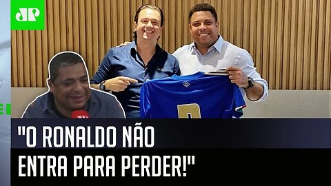 "O Ronaldo NÃO compra uma ÁGUA, imagina o..." Vampeta é SINCERO e fala sobre a COMPRA do CRUZEIRO!