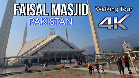 Faisal Masjid in Pakistan Islamabad 2024 | Sky Lab 4K