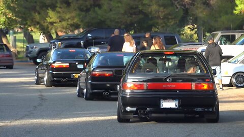 Old School Hondas Roll in!