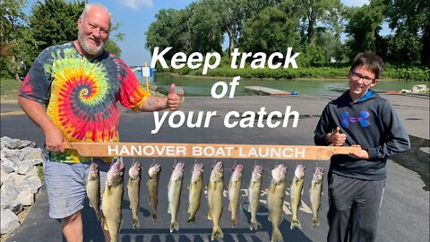 Keeping track of your catch using a clicker for an accurate count
