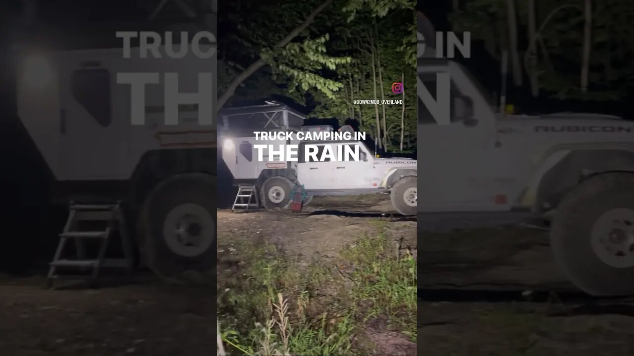 Truck Camping with Spiders in a Rainforest
