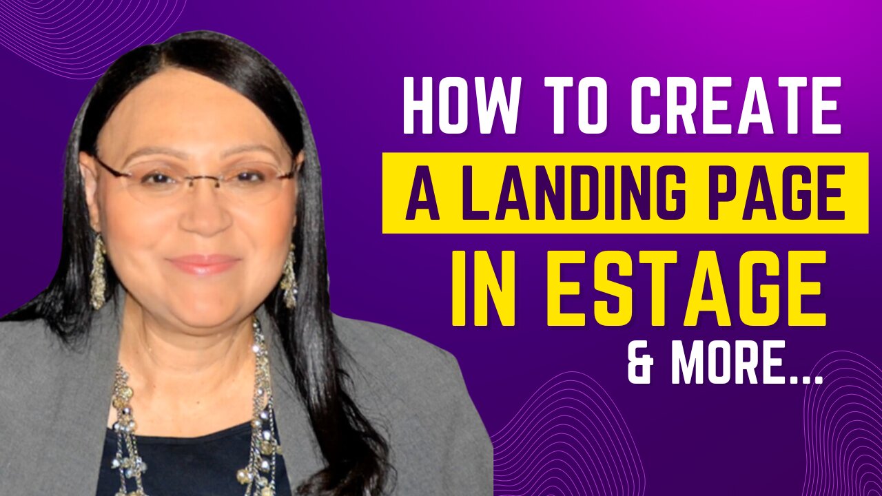 How To Create a Landing Page in Estage & More