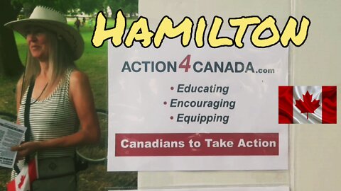 A visit to the ACTION4CANADA tent.