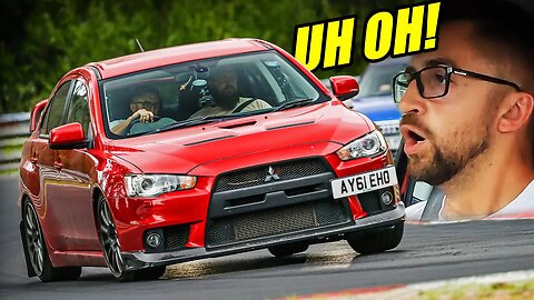 CODE BROWN! Lancer EVO X SchwedenKreuz HeartAttack! //Nürburgring