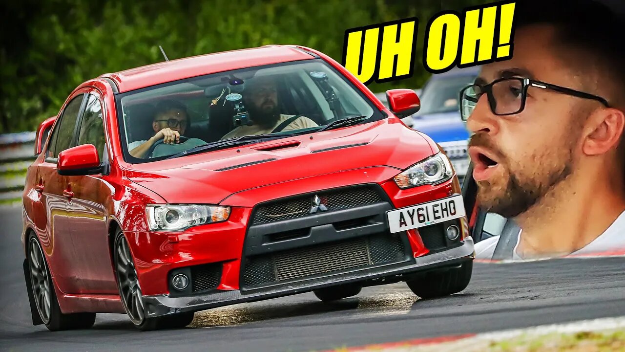 CODE BROWN! Lancer EVO X SchwedenKreuz HeartAttack! //Nürburgring