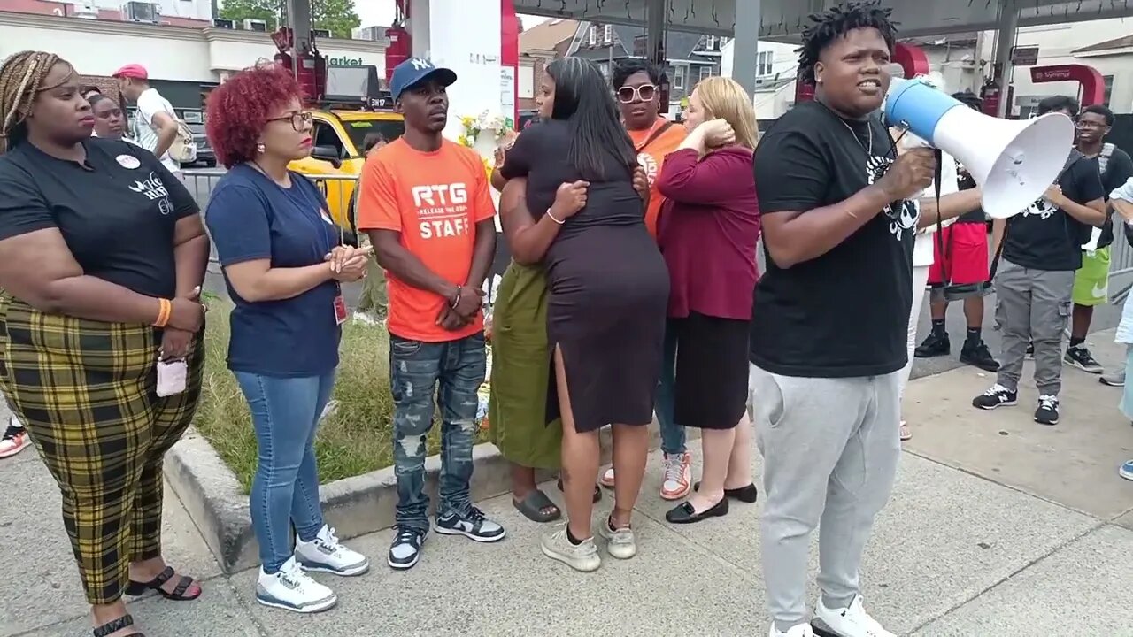 #oshaesibley O'Shae Sibley community response Vigil hosted by Prize Possessions inc