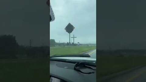 Florence Mississippi has a huge metal cross coming into town
