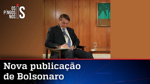 Em silêncio, Bolsonaro volta a fazer publicação misteriosa nas redes sociais