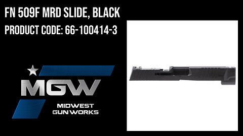 FN 509F MRD Slide, Black - 66-100414-3