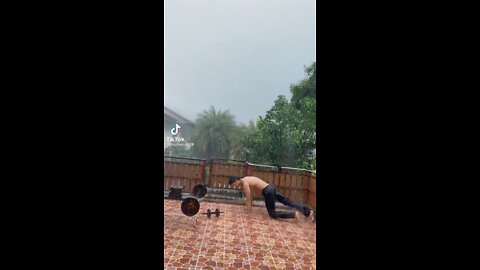 Enjoying the rain