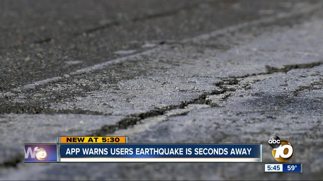 App warns users earthquake is seconds away