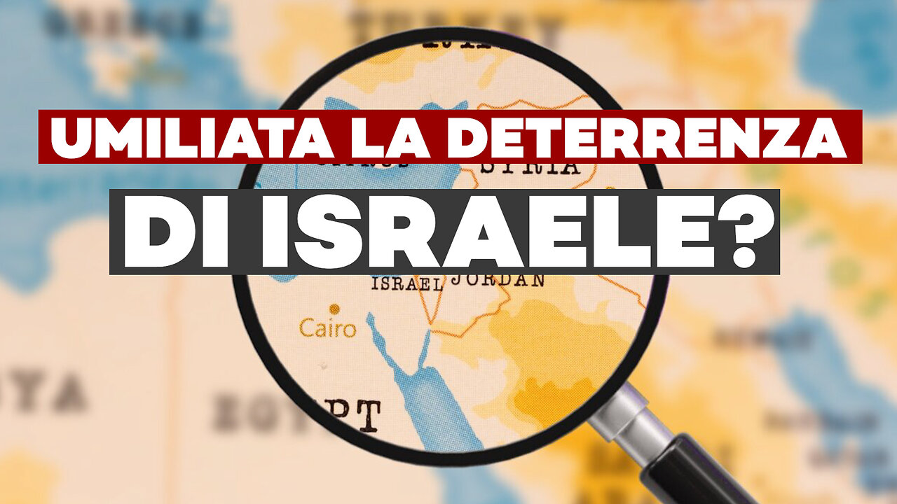 Attacco "LIMITATO" all'Iran, UMILIATA la DETERRENZA di Israele?