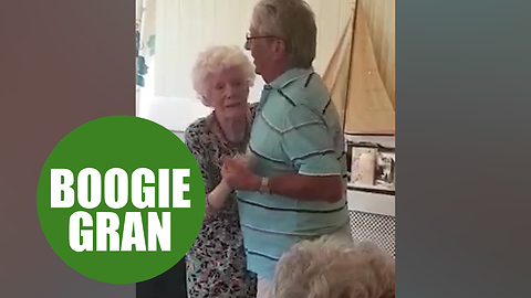 Britain's oldest women took to the dance floor for a boogie
