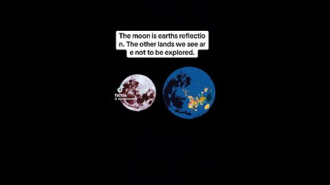Moon is earths reflection
