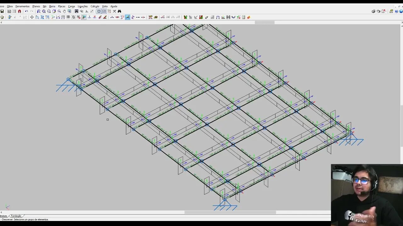 Momento global em lajes Eng Estrutural