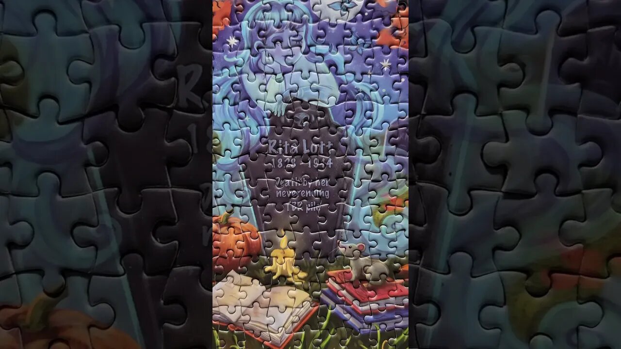 Day 10 Bookish Halloween Advent Calendar by Reverie! #puzzle #halloween #shorts
