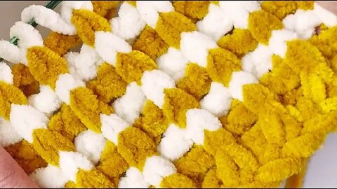 🧶Wow!... 😇 Super Easy Tunisian Crochet Knitting