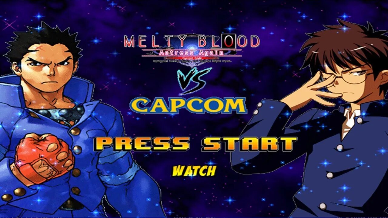 Melty Blood Vs Capcom Nanaya Vs Strider Hiryu