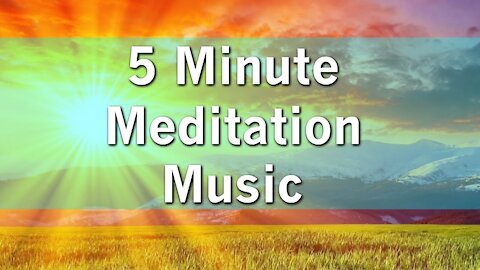 5 minute body mind relaxation meditation music