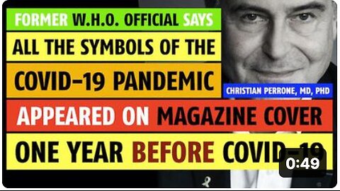 All the symbols of the COVID pandemic appeared on a magazine cover one-year before Covid-19