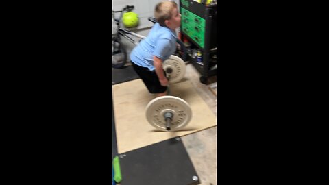 7 yo First Time Deadlift
