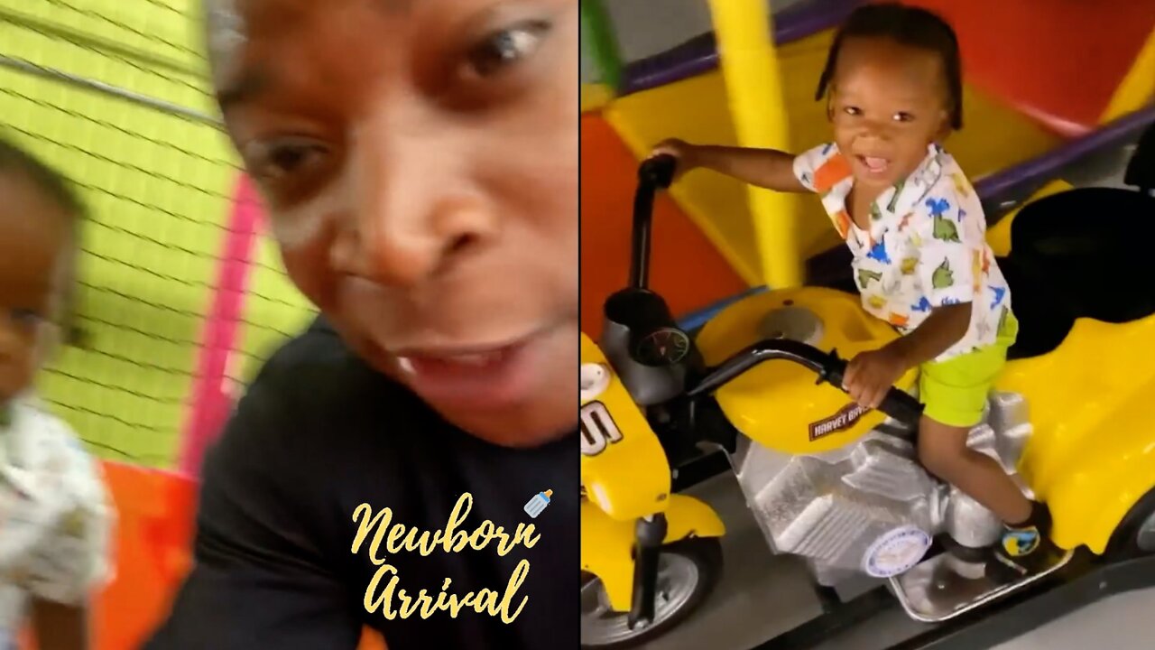 O.T. Genasis & Malika Take Son Ace To Indoor Playground! 🎪
