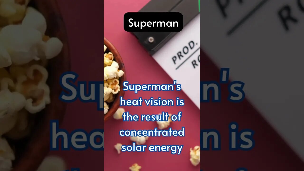 Superman’s HEAT VISION 😎