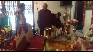SOUTH AFRICA - Cape Town - Sri Siva Aalayam 40th Anniversary celebrations and sod turning in Athlone (cell phones videos) (VSX)