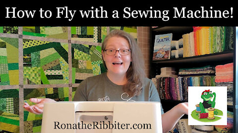 How to Take a Sewing Machine on board an airplane