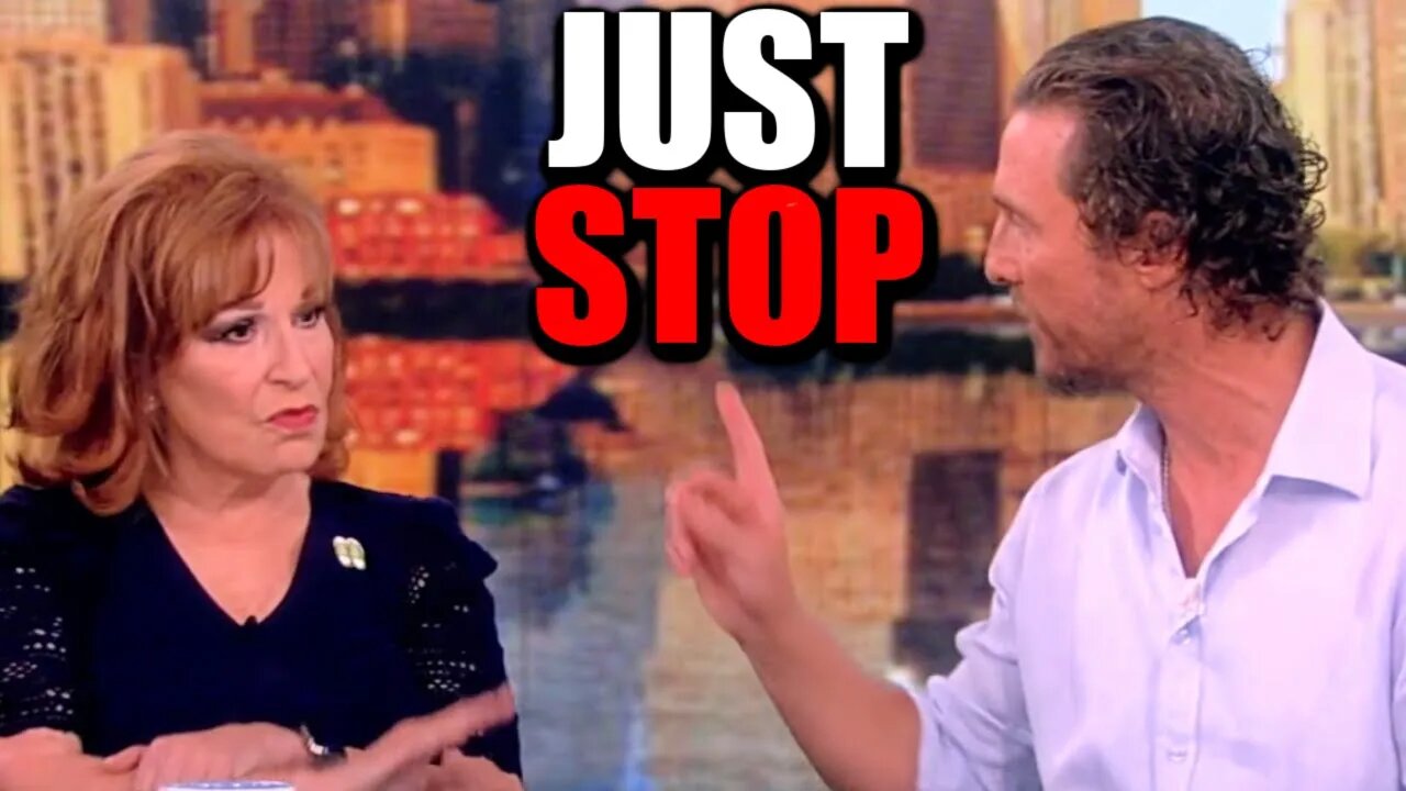 Matthew McConaughey SHUTS DOWN Joy Behar in HILARIOUS WAY She Didn't See Coming!