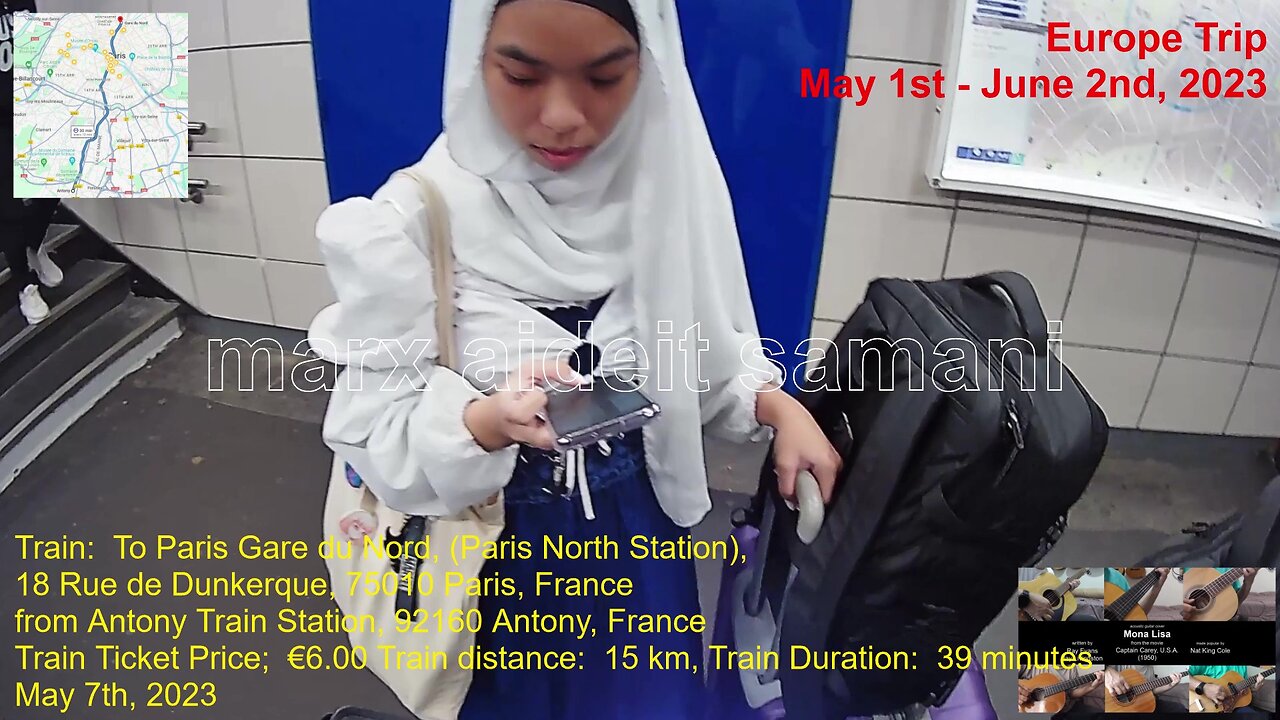 May 7th, 2023 25a Train: Antony to Paris Gare du Nord