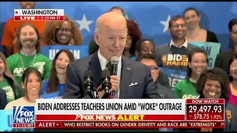 WATCH: Creepy Joe makes a reappearance
