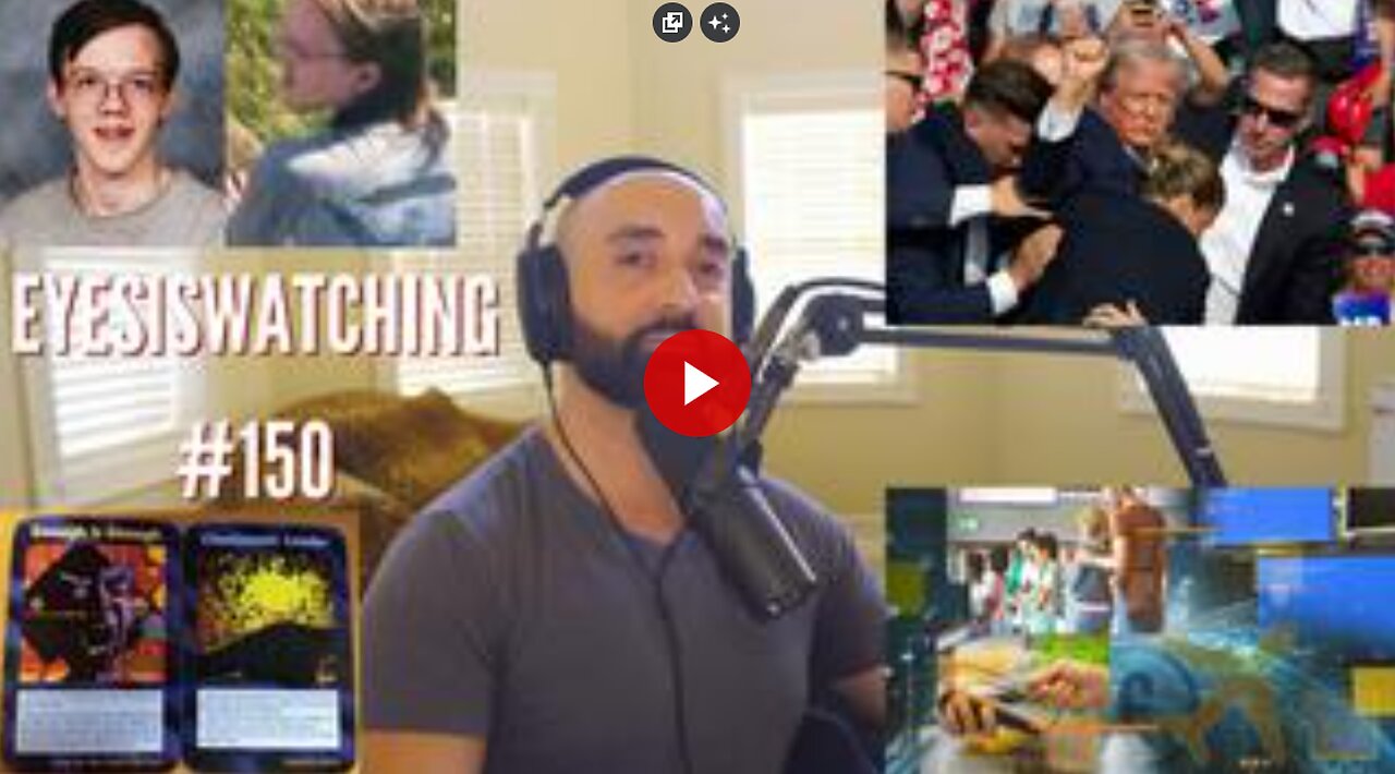 EyesIsWatching #150 - Trump "Shooting", Illuminati Card Game, Staged Spectacles, Cyber Plandemic