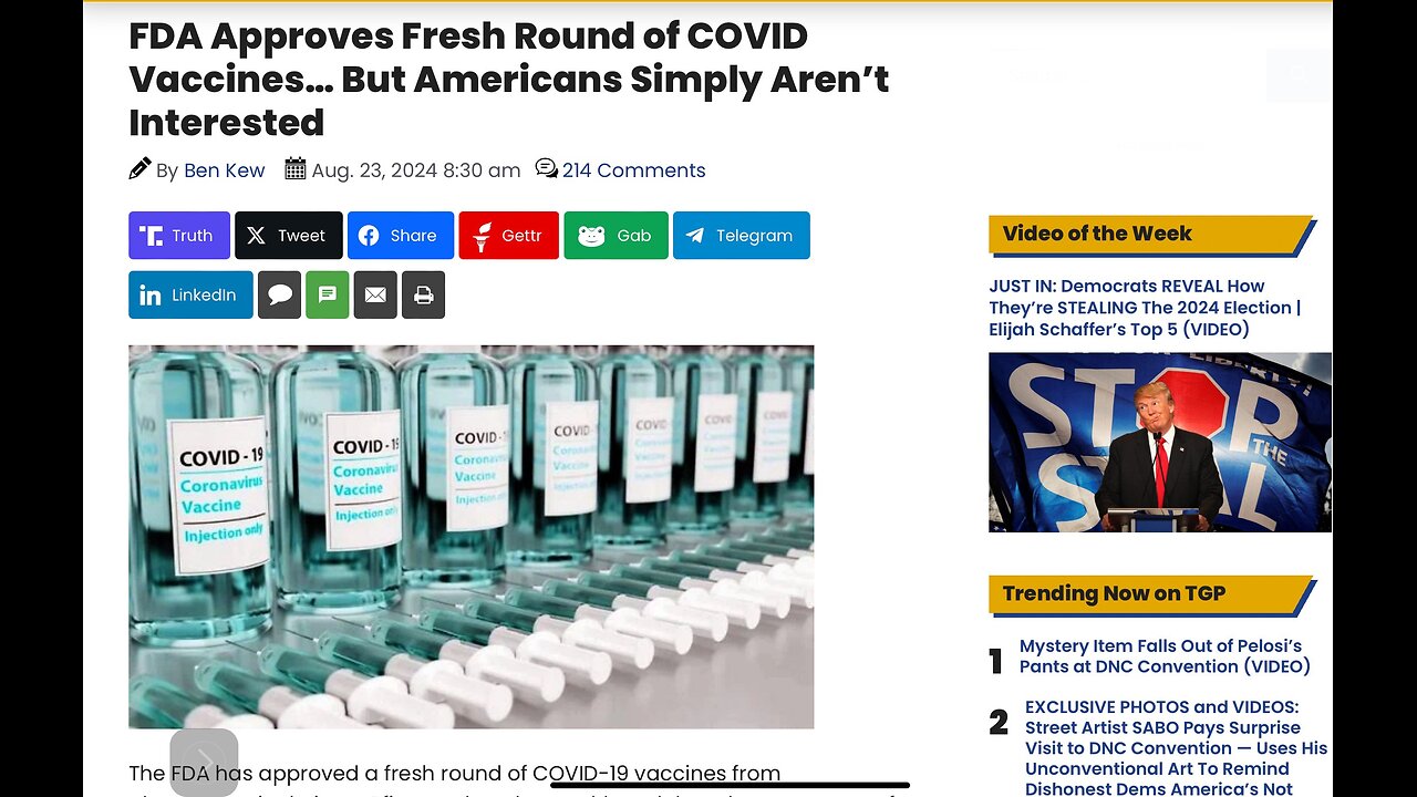 FDA Approves Fresh Round of COVID Vaccines… But Americans Simply Aren’t Interested