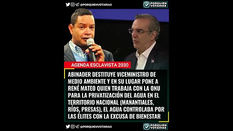 🛑 COMIENZA LA EJECUCIÓN PARA PRIVATIZAR EL AGUA