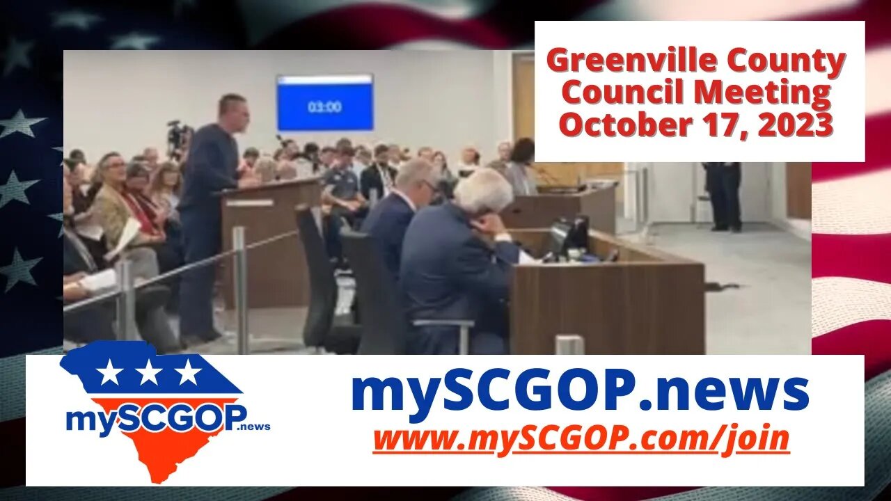 mySCGOP.com - Greenville County Council Oct 17, 2023
