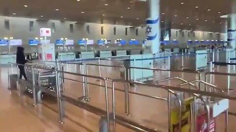 Empty Terminals and Suspended Flights: The Tense Atmosphere at Ben-Gurion Airport in Tel Aviv