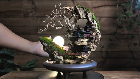 HOW TO MAKE A MINI MOON 🌙 GARDEN AT HOME 🏡