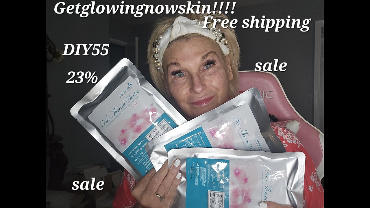 Cheek lift Getglowingnowskincare.com DIY55 PDO threads