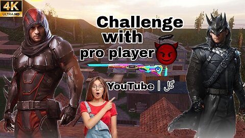 PUBG mobile TDM challenge with Pro Player 🥵 only M24 in 4k graphics 😈
