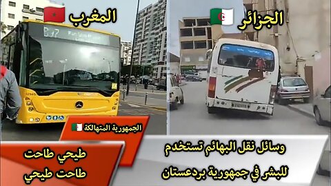 طيحي طاحت طاحت طيحي 🇩🇿😂 - وسائل نقل القوة الضاربة في عمق 🍉