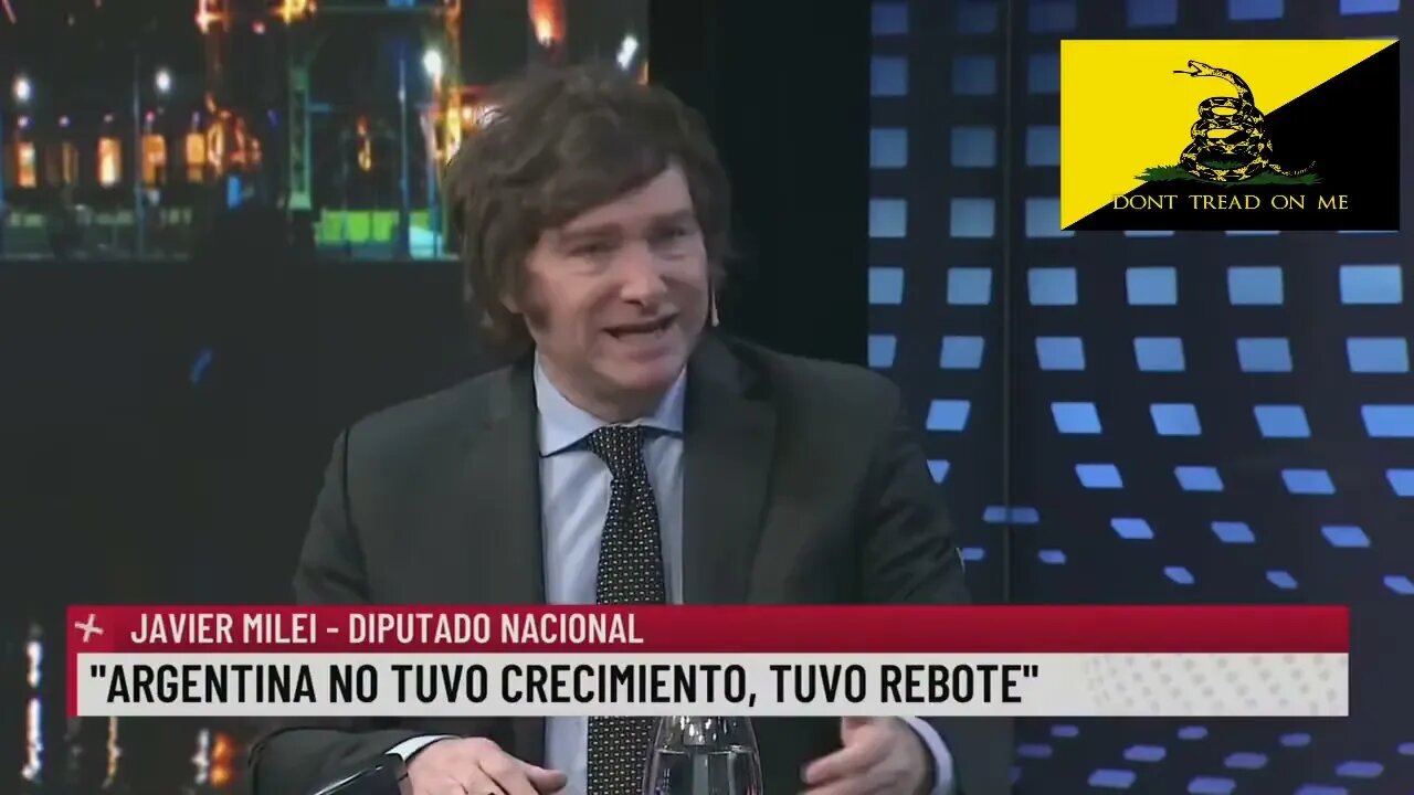 2022 08 14 Javier Milei "El que agranda el estado es un chorro"