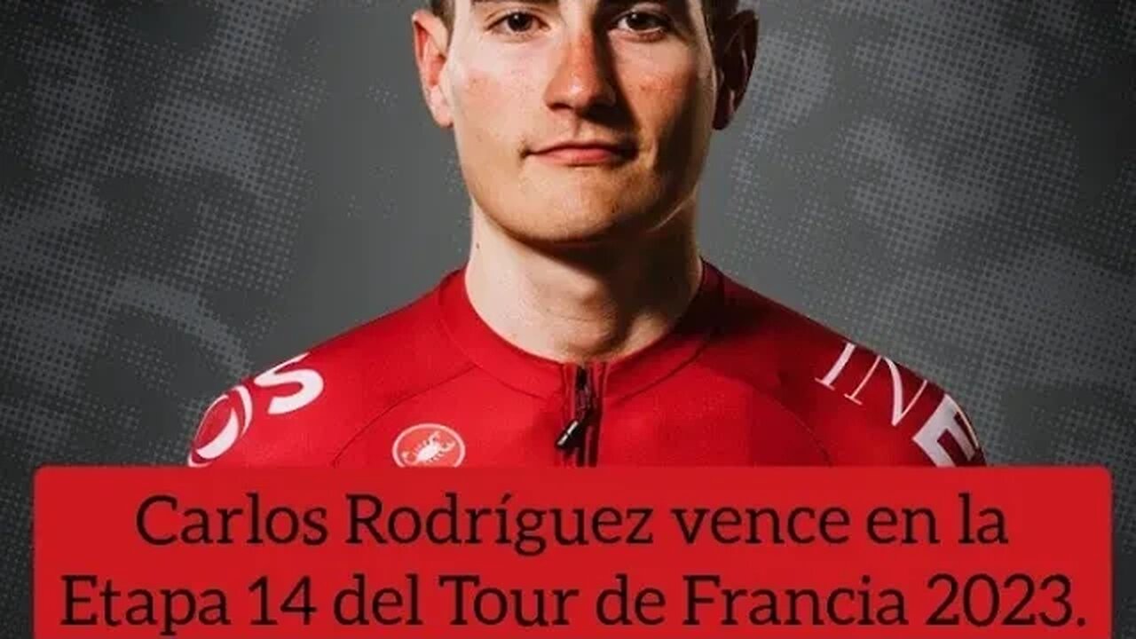 Carlos Rodríguez e Ineos Grenadiers felices luego de la Etapa 14 / Tour de Francia 2023.