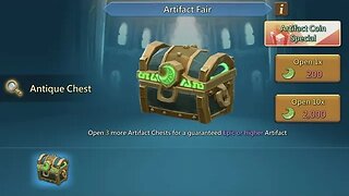 My Daily Artifact Chest Opening! 😲 Look At What I Got! #lordsmobile #shorts