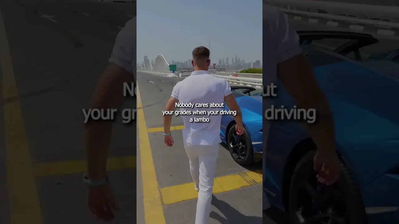 Who cares when your driving a Lamborghini?