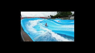 flowrider Zach at Soak City, Kings Island (2022)#shorts