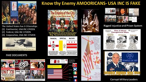 AMOORICANS KNOW THY SELF AND THY ENEMY