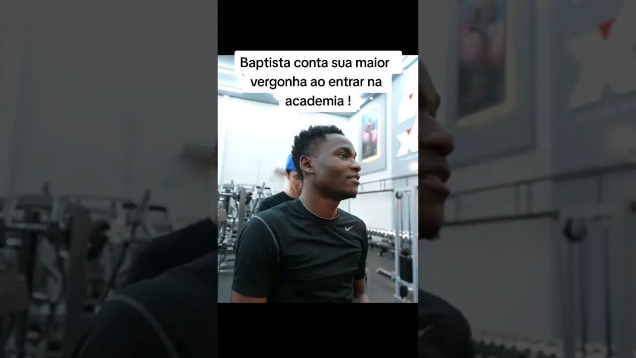 Baptista conta sua maior vergonha ao entrar na academia ! #shorts