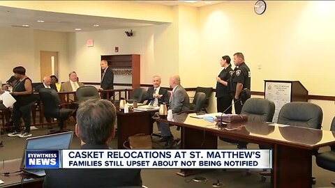 Families of loved ones buried in St. Matthew's cemetery await next step
